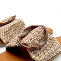 Calzados soraia, sandalias plana para mujer uso casual, ideal para un look de verano ✅ Entrega 24/72h a España Vacación Elegante De moda Bohemio Vacación De moda Guay Elegant Fashionable Rhinestone - details 2