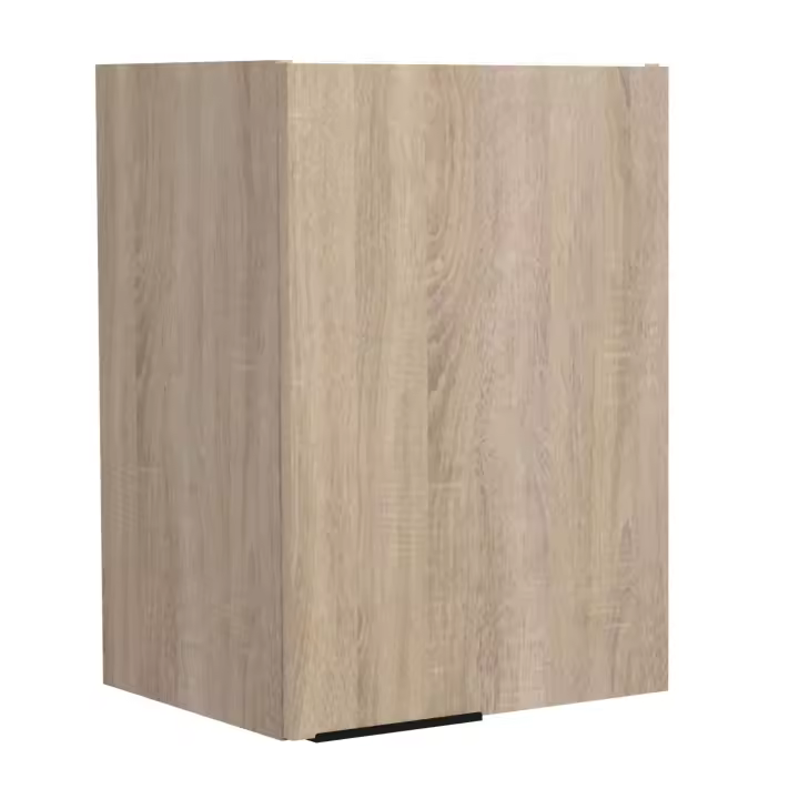 Módulo Cocina Arko Cocina con 1 Puerta y 1 Estante Color Roble Áspero y Negro 40x57.9x35.6 cm - 1