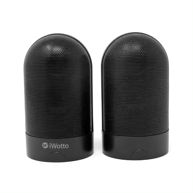 Par de Altavoces Bluetooth IWOTTO – Sonido Estéreo Natural y Portátil - 1