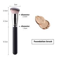 KLINA 1/3pcs Cepillos De Maquillaje Profesionales Para Base Polvo Suave Corrector Y Rubor Herramientas De Belleza Cosméticas - details 5