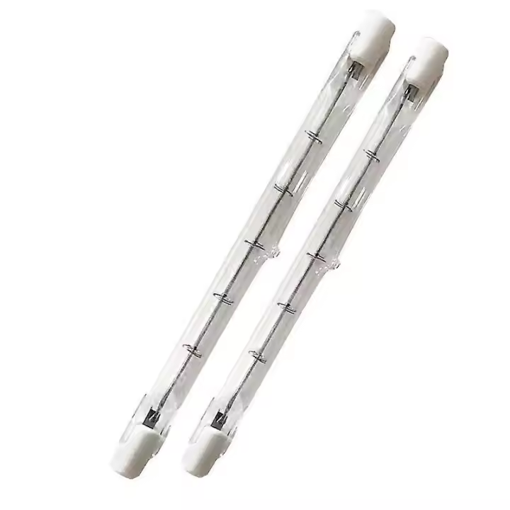 500W R7s tubo 118mm halógeno regulable blanco cálido 2800K lineal R7S lápiz bombilla 11000lm AC 200-240V para la iluminación del hogar, trabajo, seguridad, lámpara de pie, etc (5) - 1