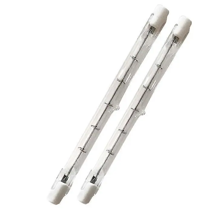 500W R7s tubo 118mm halógeno regulable blanco cálido 2800K lineal R7S lápiz bombilla 11000lm AC 200-240V para la iluminación del hogar, trabajo, seguridad, lámpara de pie, etc (5) - 1