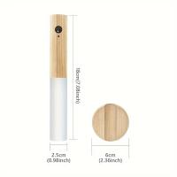 Lámpara De Sución Magnética Inteligente LED Luz Nocturna Recargable Para Pasillo De Escalera Y Dormitorio Con Sensor De Movimiento Humano - details 3