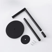 Elegante Estante De Papel Higiénico - Organizador De Almacenamiento De Rollos De Papel Para Hogar Y Hotel Base Pesada Estilo Moderno Y Minimalista Fácil De Montar - details 1