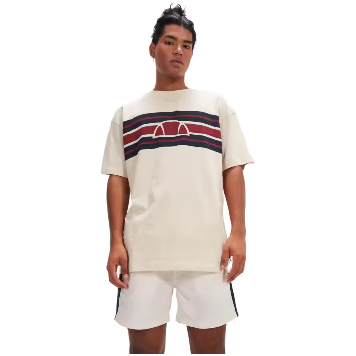 Camiseta de Manga Corta Ellesse Lorris para hombre en color beige - 1