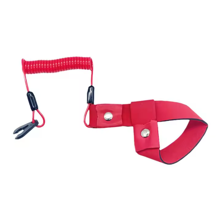 Interruptor De Parada Para Motor De Popa Marítima Compatible Con YAMAHA Jet Ski 2-425 Hp Lanyard De Seguridad Con Cuerda De Llave - 1