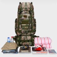 Bolsa De Viaje Táctica Para Hombres Bolsa De Escalada Y Senderismo Grande Deportes Al Aire Libre Bolsa Molle 90L Bolsa Rucksack - details 4