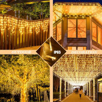 Luces De Cigüeña Solar De 3.5M Con 97LED Para Decoración Exterior De Jardín Fiesta Navidad Guirnalda De Aves De Noche Impermeable - details 7