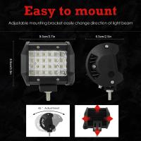Barra De Luces LED Para Coche Trabajo Offroad Spot Flood Combo Para Camión SUV Barco ATV 12V 24V Faros Luz De Trabajo IP68 - details 6
