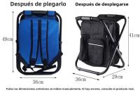Mochila Térmica 3 en 1 con Silla Ajustable-Nevera Portátil Impermeable para Camping, Playa y Pesca, Diseño Multifunción y Compacto - details 4