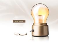 Lámpara De Escritorio Retro LED Recargable USB Luz De Noche Decorativa Para Hogar Y Estudio Bombilla Clásica Bulbo Incluido - details 9