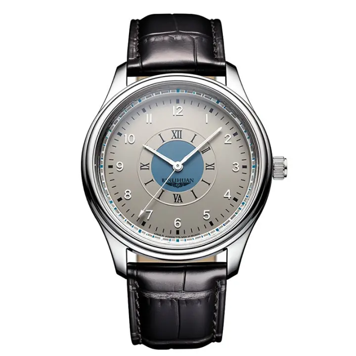 Reloj De Pulsera Para Hombre Marca Top Lujo Negocios Impermeable Reloj De Cuarzo Con Correa De Cuero Para Hombres Reloj De Manos Handsome 2025 Nuevo - 1