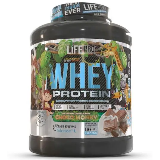 Whey Choco Monky 2kg Limited Edition Life Pro - 1