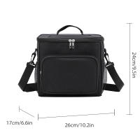 Bolsa De Almuerzo Grande De Tela Oxford Reforzada Portátil Con Aislamiento Para Picnic Al Aire Libre Estudiante Bolsa De Comida - details 1