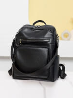 Mochila urbana sencilla de PU para mujer - details 6