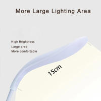 Lámpara De Mesa Plegable LED 4000mAh Recargable Por USB Con 3 Niveles De Ajuste De Brillo Protección Ocular Para Estudio Y Lectura Nocturna - details 9