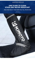 Cubrezapatos Impermeables Antideslizantes Para Hombres Y Mujeres Botas De Lluvia Altas Resistentes Al Desgaste Con Cubierta De Goma Para Motocicleta - details 10