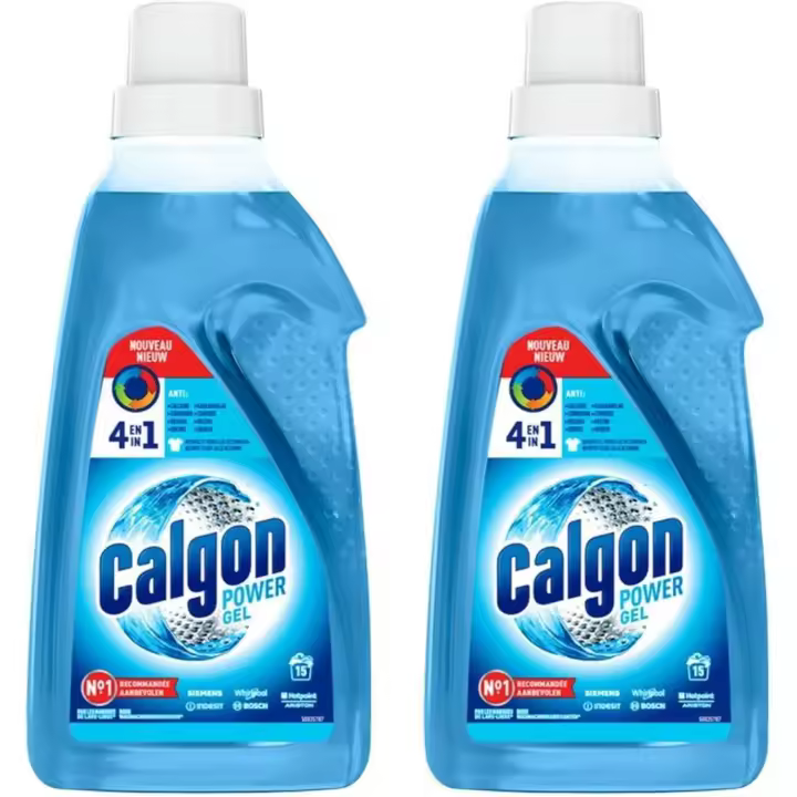 Calgon - 2 en 1 gel de descalcificador de agua 750 ml – pack de 2 - 1