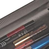 Bolsa De Maquillaje Para Viaje Negra Con Malla Y Cierre De Cremallera Organizador De Cosméticos Para Mujeres Bolsa De Lavado De Artículos De Higiene Personal - details 5