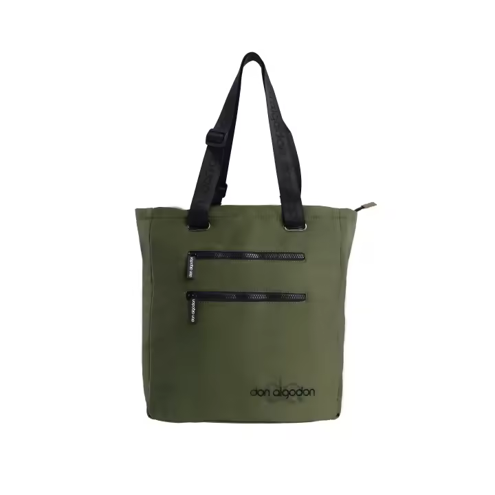 Bolso shopper de mujer DON ALGODON Zoe de nylon. - 1