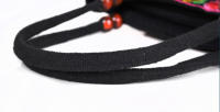 Bolso Pequeño Para Mujer Estilo Étnico Bordado En Lona Bolso De Mano Moda Con Cierre De Cremallera Doble Correa Versátil - details 15