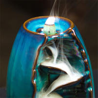1pc Encendedor De Incienso De Cerámica Diseño De Ceniza Creativo Decoración Para El Hogar Portátil Sin Incienso - details 4