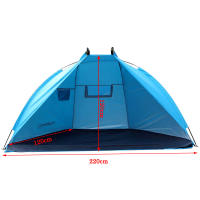Carpa Ultraligera Para 2 Personas Protección UV Para Playa Pesca Picnic Parque Verano Sombra Refugio Carpa De Exterior - details 63