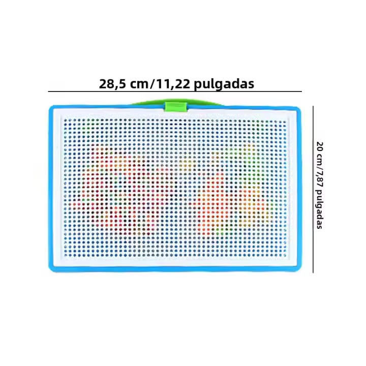 Juego Educativo 3D De Set De Uñas En Forma De Hongos 296 Piezas Juguete Inteligente Para Niños Montessori Color Cognición Regalos - 1