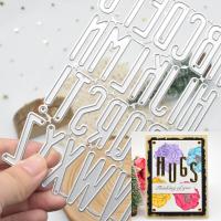 Cortadores De Letras A-Z Para Manualidades DIY Álbumes De Fotos Tarjetas Y Artesanía Corte De Metal Color Plateado Blanco - details 13