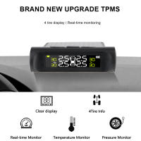 Sistema De Monitoreo De Presión De Neumáticos Para Coche RV Camión Con 6 Sensores Externos 180° Ajustable Bracket Impermeable TPMS Wireless - details 18