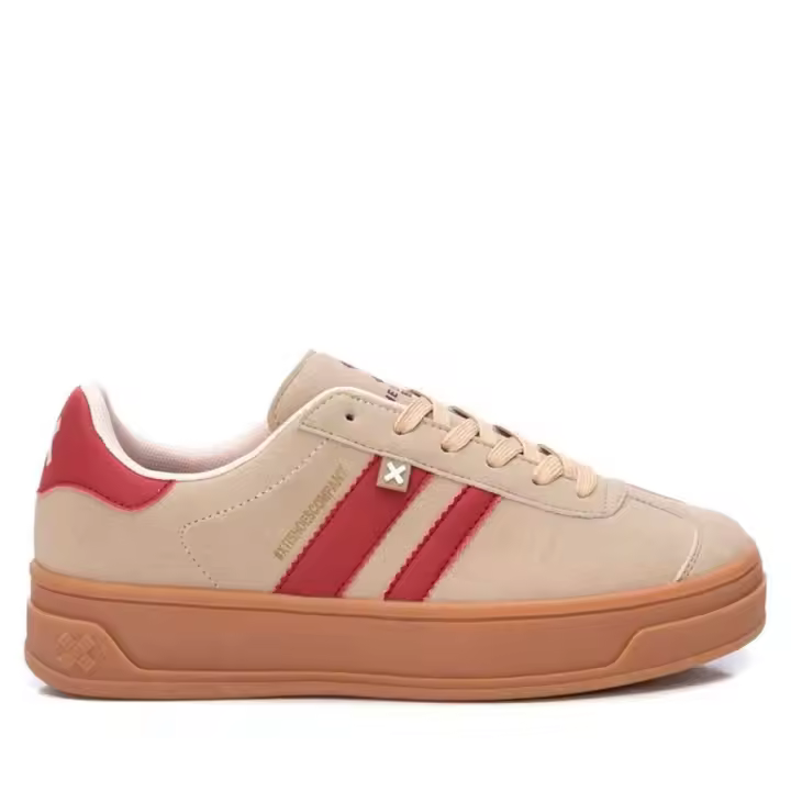 Zapatilla de Mujer Doble Suela Xti 143483 Beige 1060101  MARCAS MUJER Xti Zapatos Zapatos de sport - 1