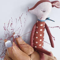 Muñeco De Peluche De 38cm De Cervo Decoración Para Hogar Juguete Suave Para Niños Compañero De Sueño Adorno Para Habitación - details 5