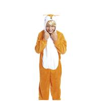 Pijama Unisex de Felpa para Adultos Y Niños, Disfraz de Zorro de una Pieza - details 2
