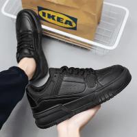 Zapatos De Deporte Para Hombre En Blanco Versátiles Y Moda Zapatillas Casuales Con Suela Gruesa Transpirables Ligeros Para Correr Y Tenis - details 19