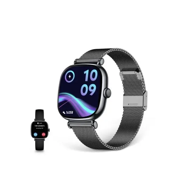 Ksix iria reloj smartwatch pantalla 1.7” amoled - autonomia hasta 4 dias - resistencia al agua ip68 - color negro - 1
