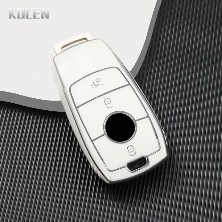 Funda De Llave Inteligente Para Coche Nueva TPU Para Mercedes Benz a C E S GLC GLE GLS CLA Clase W205 W213 W177 X167 W222 G63 AMG Maybach - 1