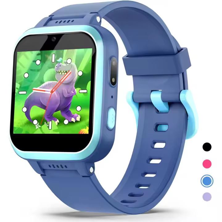 Relojes inteligentes para niños con juegos de rompecabezas Cámara de pantalla táctil de alta definición reproductor de música de vídeo despertador linterna moda regalos de relojes inteligentes para niños 6 - 13 años juguetes para niños y niñas - 1
