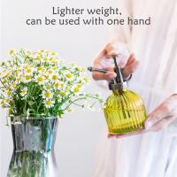 Pulverizador de plantas, pulverizador de plantas de estilo vintage, rociador de jardín a presión regadera para plantas Bonsai flores Yelloe herramientas de jardinería limpieza de jardín interior (amarillo) - details 1