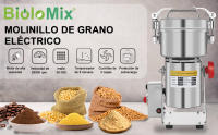 Biolomix Molinillo De Granos Eléctrico, 700g Molino Eléctrico De Cereales Para Granose Molinillo Súper Fino Máquinas Comerciales 220V Para Vainilla/Grano/Especias/Nueces - details 0