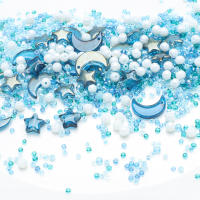 Cuentas De Vidrio Cristal Estrella Y Luna Para DIY Joyería Collares Pulseras Aretes Forma Redonda Perlas Sueltas - details 15