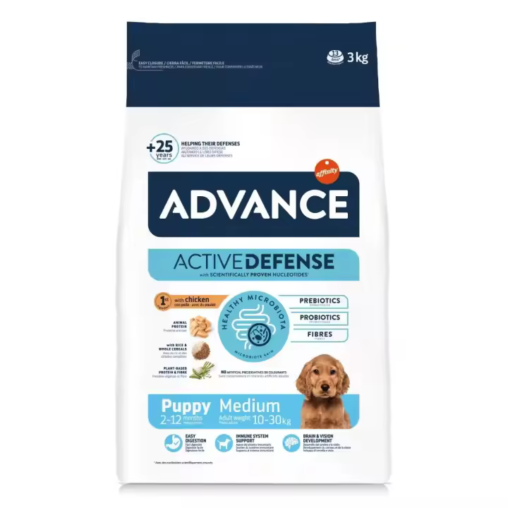 Advance Puppy Medium - Comida para Perro Cachorro Mediano (10-30 Kg) - 1