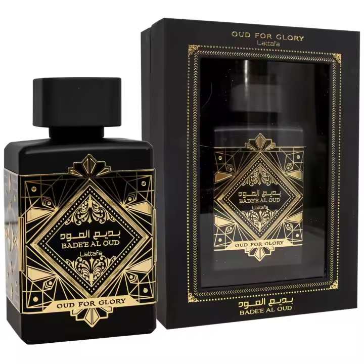 Badee Al Oud (Oud for Glory) - Eau de Parfum con difusor de 100 ml de Lattafa - 1
