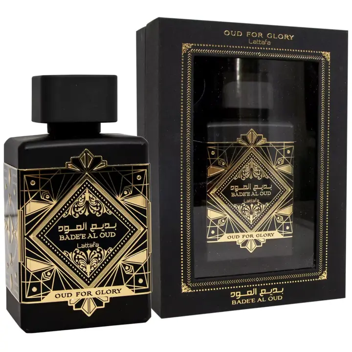 Badee Al Oud (Oud for Glory) - Eau de Parfum con difusor de 100 ml de Lattafa - 1