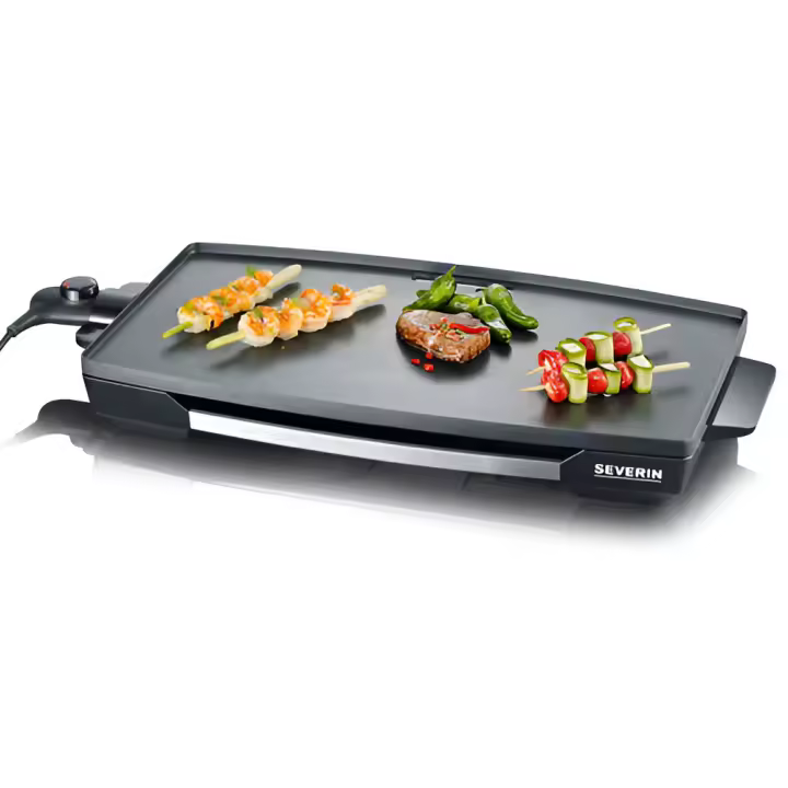 Severin KG2397 - Parrilla Eléctrica Antiadherente XXL, Bandeja de Goteo y Control de Temperatura - 1