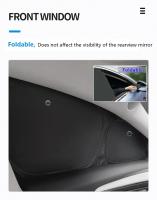 Protector Solar Para Tesla Model Y 2024 2025 Cubierta De Parabrisas Frontal Y Trasera Con Ventosa Accesorios Highland Para Model X S 3 - details 5