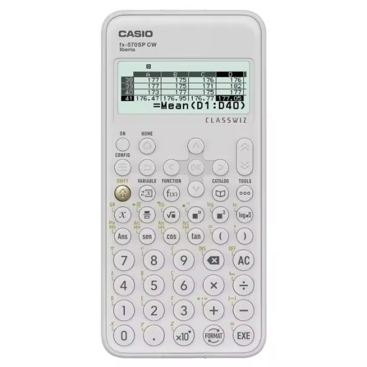 Calculadora Científica Casio ClassWiz FX-570 SP CW/ Blanca - 1