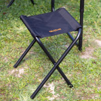 Aktive - Mesa plegable aluminio 120x60 cm acabado bambú, con 4 taburetes acero, regulable 60/70 cm, portátil con asa - details 6