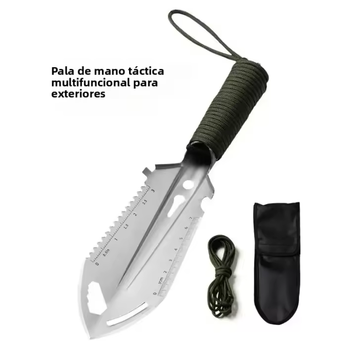 Shovel Táctica Multifuncional Para Camping Y Jardín Excavadora Portátil Acero Inoxidable Herramienta Militar - 1