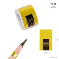 100pcs Formas De Uñas Artísticas Para Gel UV Extensión De Acrílico Estampado Francés Herramienta De Manicura Stencil Adhesivo Creativo Y Conveniente Para Uso Profesional O Doméstico - details 7
