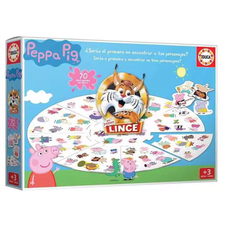 Educa Borras Juego De Mesa Lynx Peppa Pig - 1
